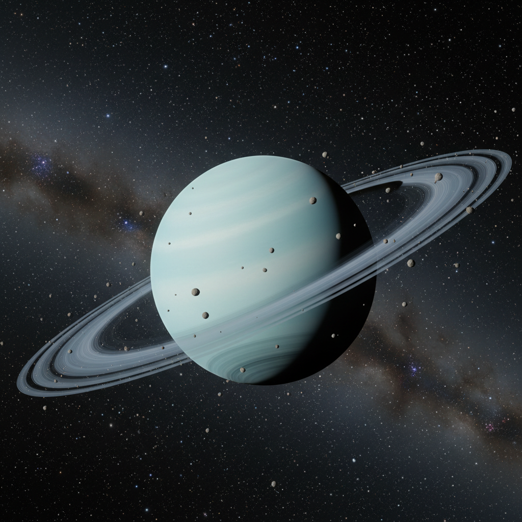 Uranus’ Inner Moons Gain a New Companion Spotted by Webb